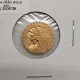 1925 $2 1/2 Indian Head Gold Coin